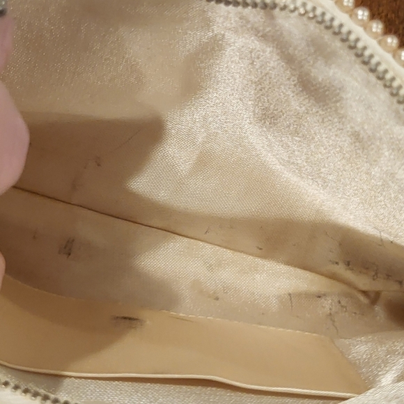 Vintage Pearl & Beaded Lotus Flower Clutch - Picture 5 of 7